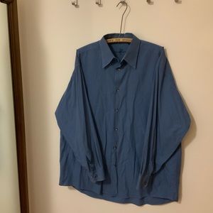 Big & Tall Fit Long Sleeve Button Down Shirt